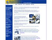 Tablet Screenshot of michigantechnologyservices.com
